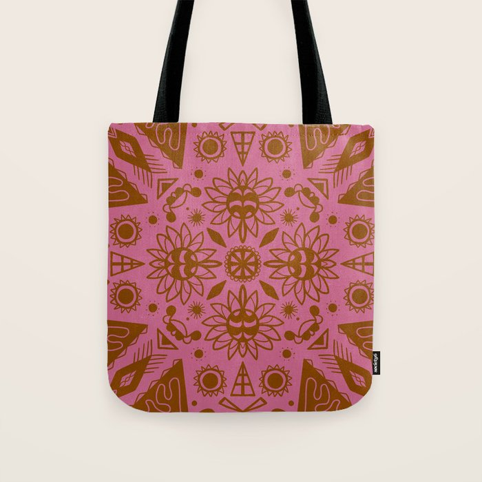 summer solstice mandala Tote Bag Gallery Image 1