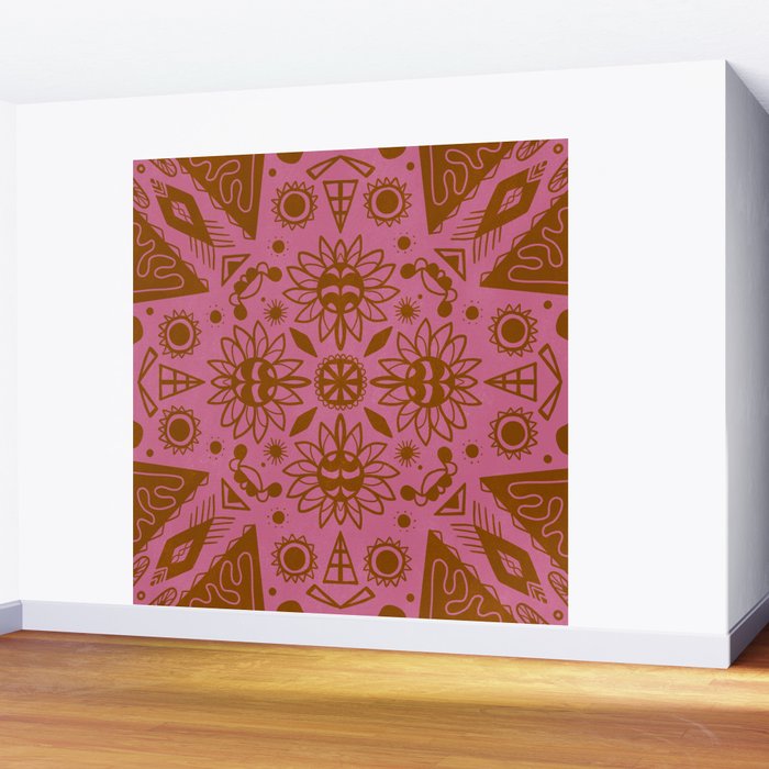 summer solstice mandala Wall Mural Gallery Image 2