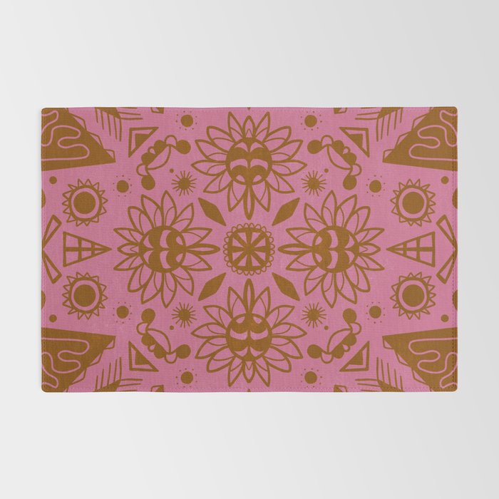 summer solstice mandala Rug Gallery Image 2