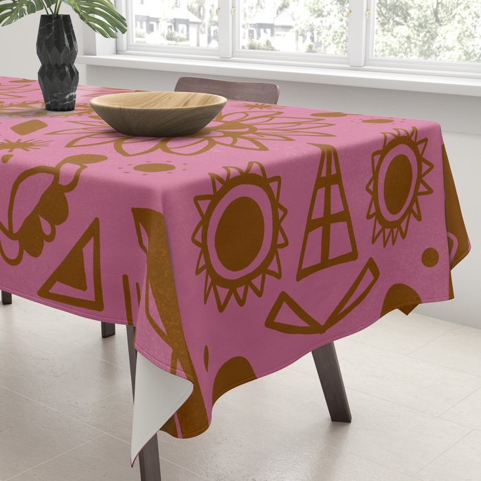 summer solstice mandala Tablecloth Gallery Image 3