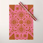 summer solstice mandala Wrapping Paper Gallery Image 1