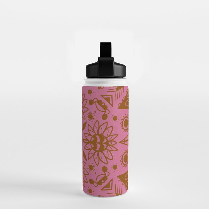 summer solstice mandala Water Bottle Gallery Image 2