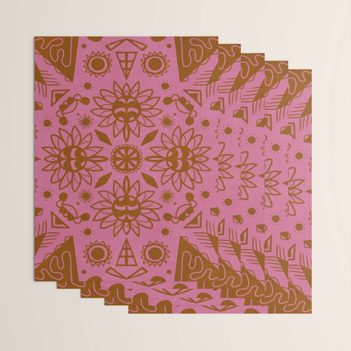 summer solstice mandala Wrapping Paper Gallery Image 3