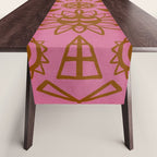 summer solstice mandala Table Runner Gallery Image 1