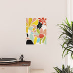 floral shapes retro Poster Gallery Image 2