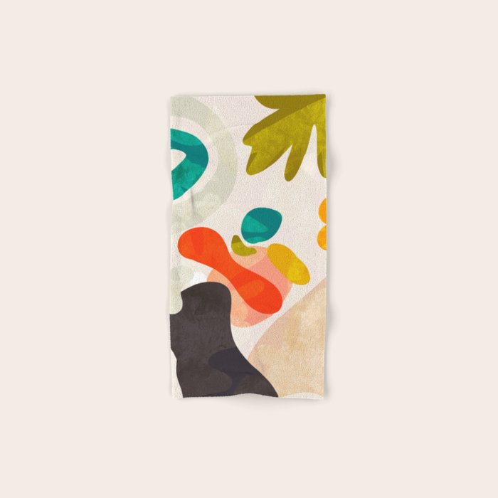 bauhaus goes Matisse in summer III Bath Towel Gallery Image 1