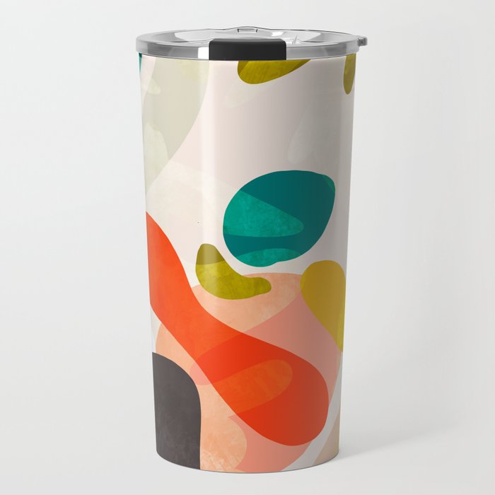 bauhaus goes Matisse in summer III Travel Mug Gallery Image 1