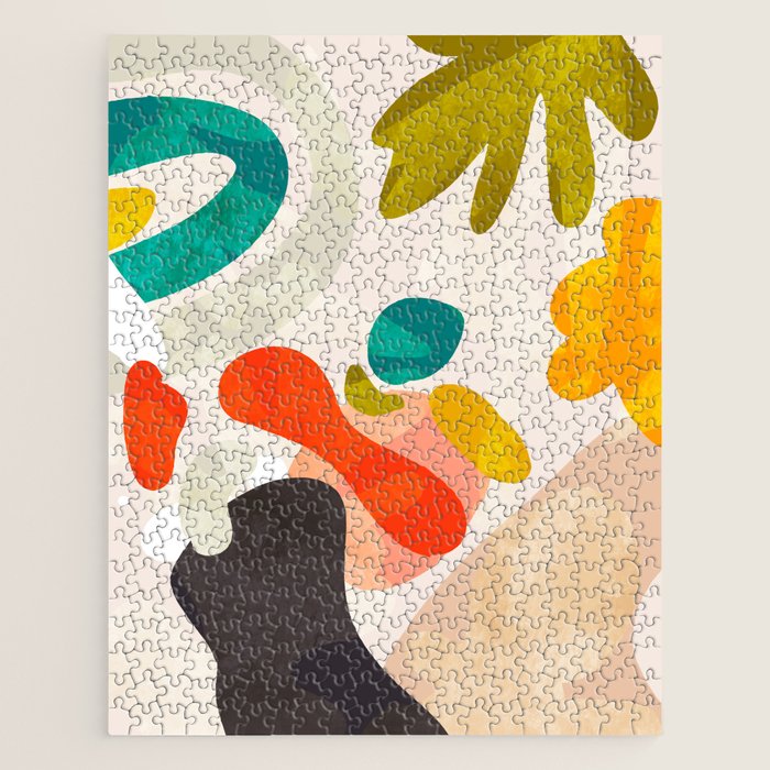 bauhaus goes Matisse in summer III Jigsaw Puzzle Gallery Image 1