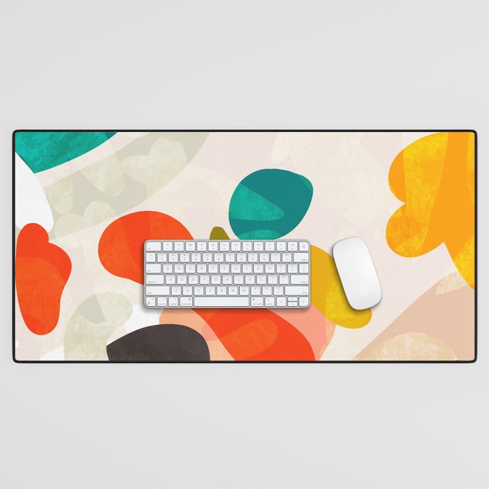 bauhaus goes Matisse in summer III Desk Mat Gallery Image 1