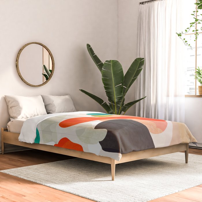 bauhaus goes Matisse in summer III Comforter Gallery Image 2