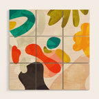 bauhaus goes Matisse in summer III Wood Wall Art Gallery Image 1