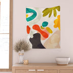 bauhaus goes Matisse in summer III Wall Tapestry Gallery Image 2