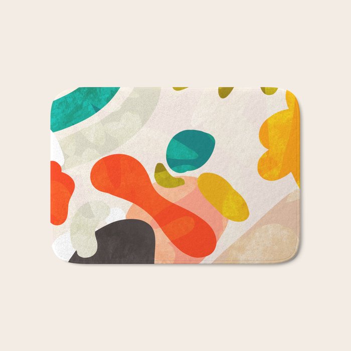 bauhaus goes Matisse in summer III Bath Mat Gallery Image 1