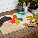bauhaus goes Matisse in summer III Outdoor Rug Gallery Image 2