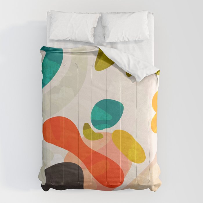 bauhaus goes Matisse in summer III Comforter Gallery Image 6