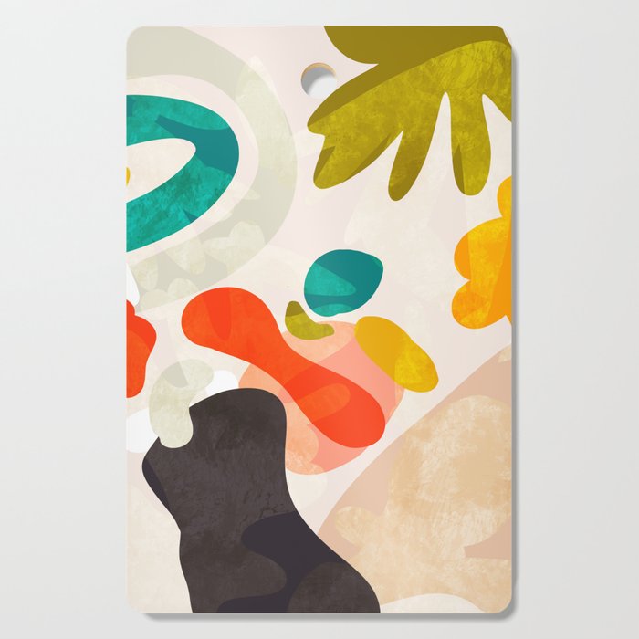 bauhaus goes Matisse in summer III Cutting Board Gallery Image 1