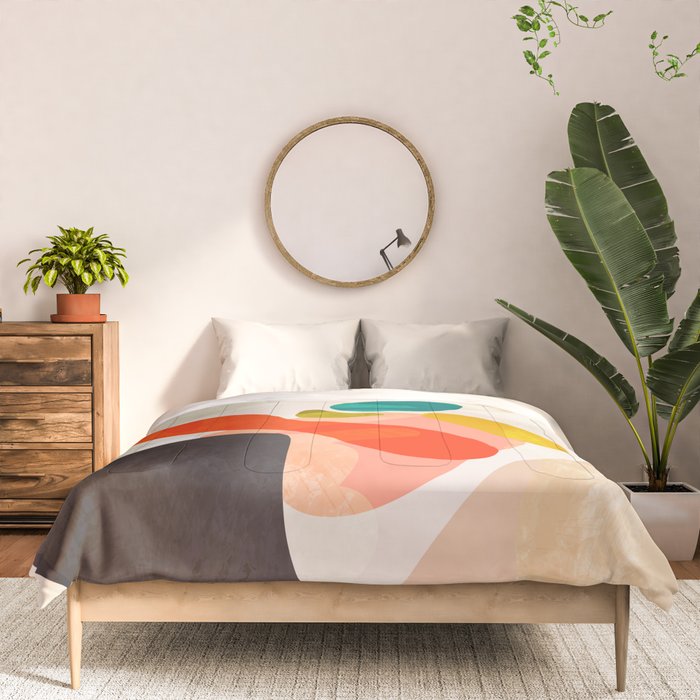 bauhaus goes Matisse in summer III Comforter Gallery Image 3