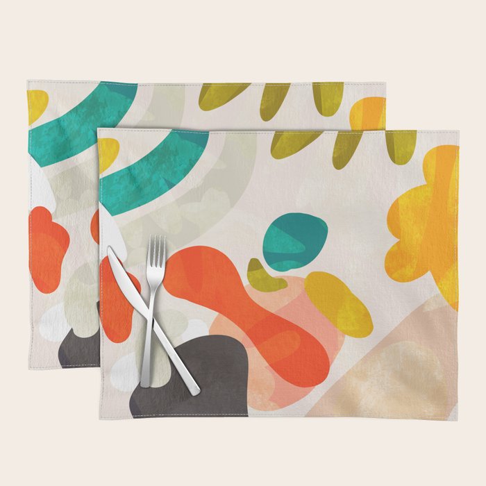 bauhaus goes Matisse in summer III Placemat Gallery Image 1