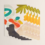 bauhaus goes Matisse in summer III Wrapping Paper Gallery Image 3
