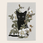 Cat With Flowers Poster Gallery Image 4