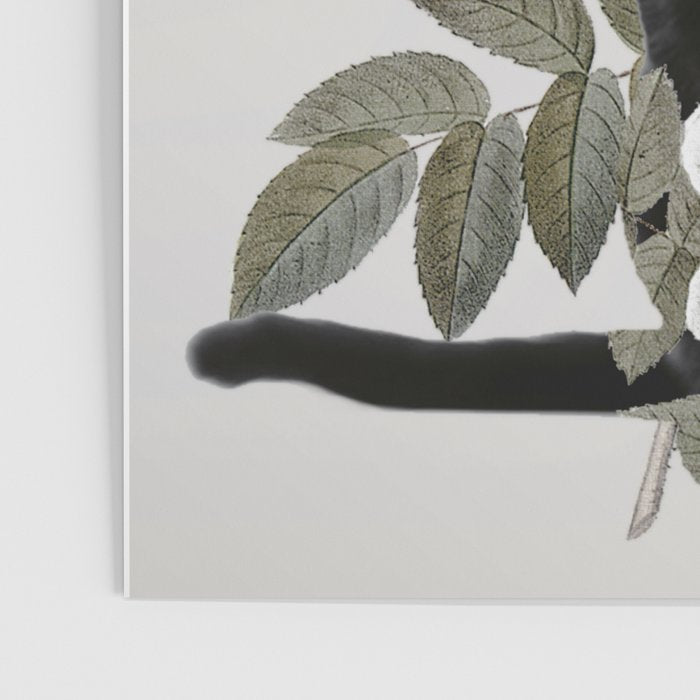 Cat With Flowers Poster Gallery Image 3