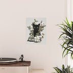 Cat With Flowers Poster Gallery Image 2