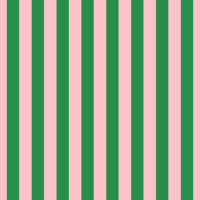 Narrow Stripes Vertical Pattern in Kelly Green and Blush Pink Coffee Mug Gallery Image 2
