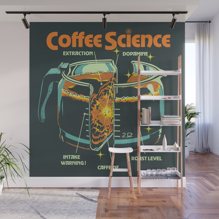 COFFEE SCIENCE Wall Mural Gallery Image 1