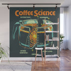 COFFEE SCIENCE Wall Mural Gallery Image 1
