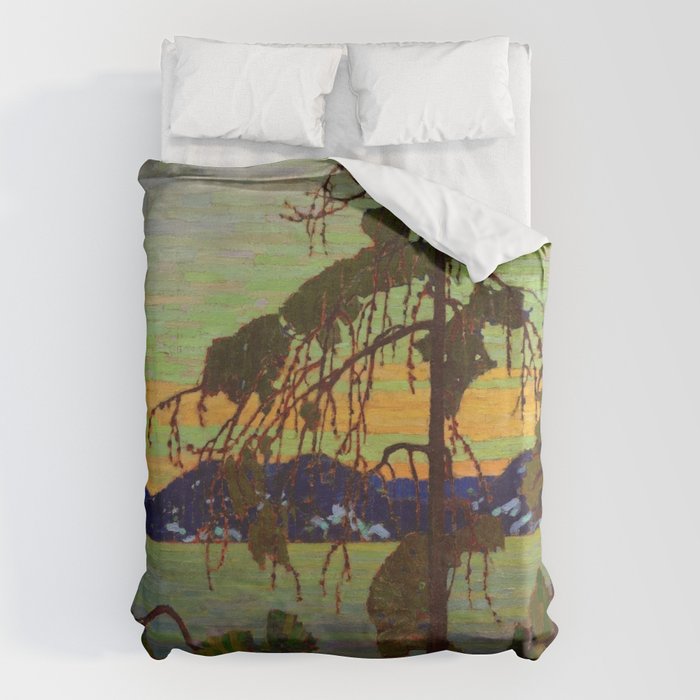 Tom Thomson The Jack Pine 1916-1917 Canadian Landscape Artist Duvet Cover Gallery Image 6