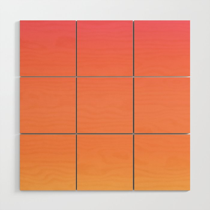 097 Sherbet Shandy Wood Wall Art Gallery Image 1