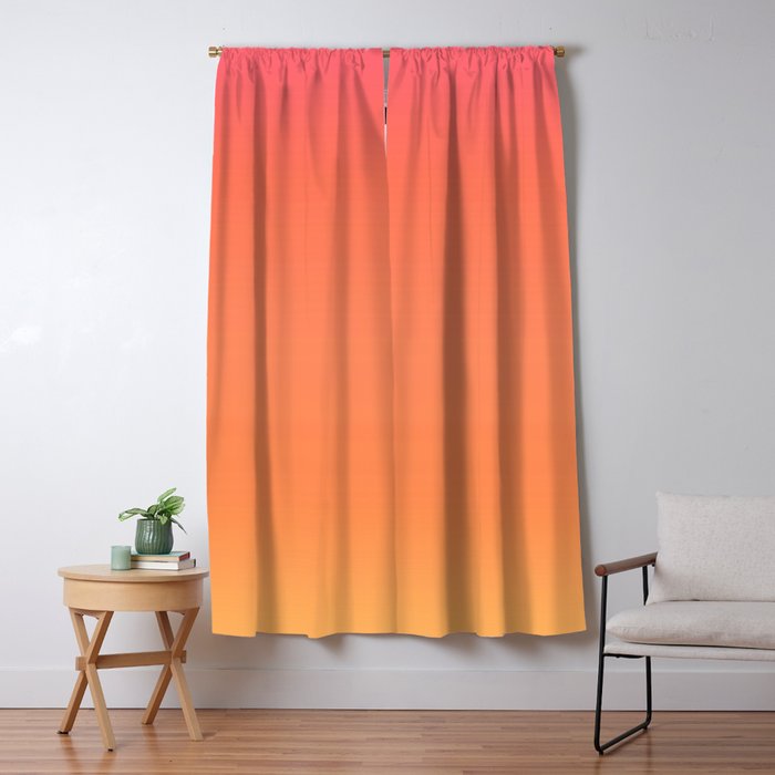 097 Sherbet Shandy Window Curtain Gallery Image 5