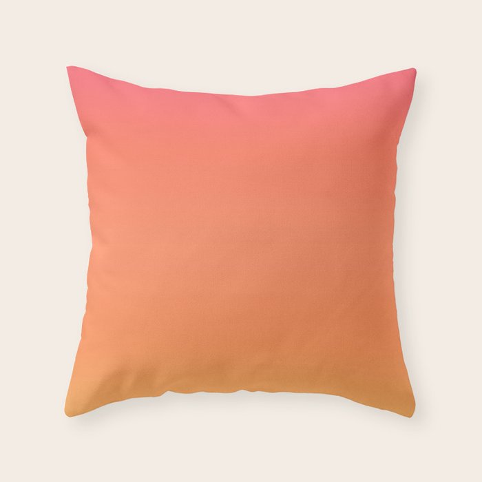 097 Sherbet Shandy Throw Pillow Gallery Image 1
