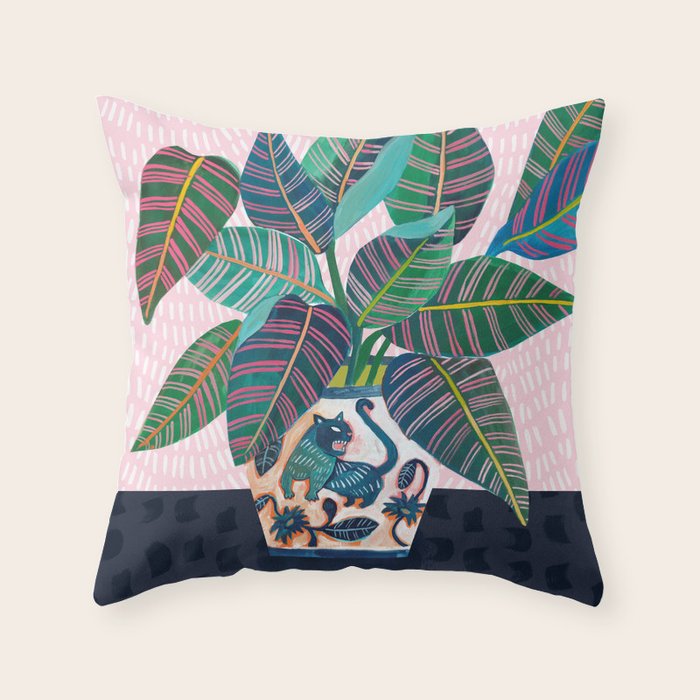 Wild Cat Throw Pillow Gallery Image 6