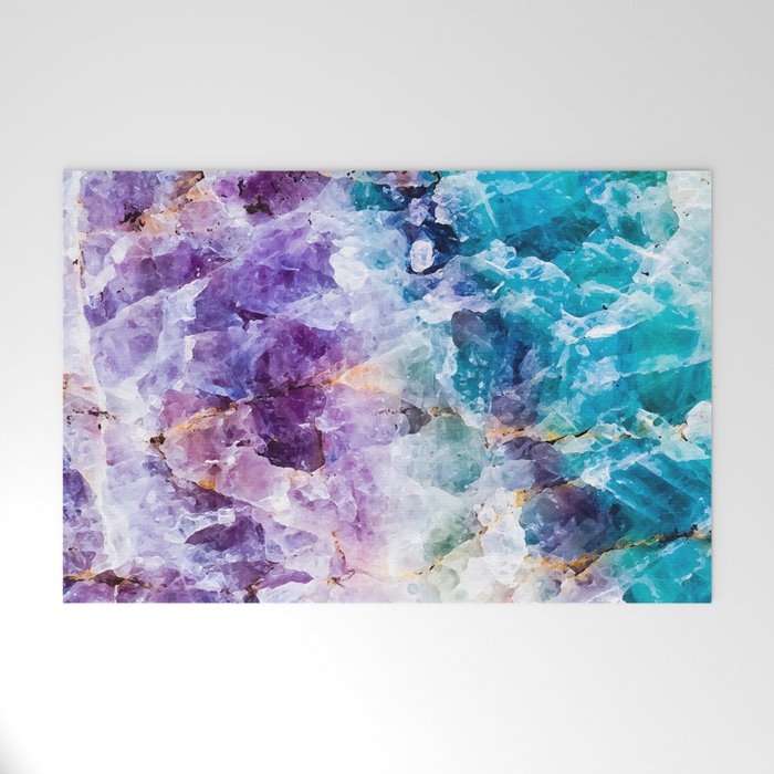 Multicolor quartz texture Welcome Mat Gallery Image 1