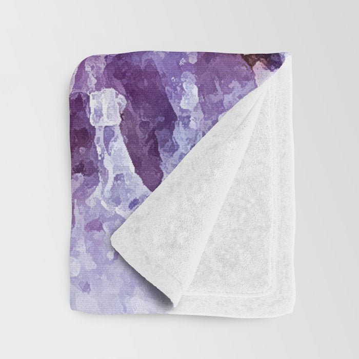 Multicolor quartz texture Throw Blanket Gallery Image 3