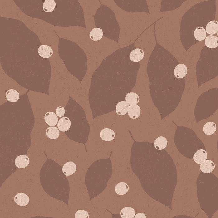 Coffee Leaves and Berries - Mocha Mousse Coffee Mug Gallery Image 2