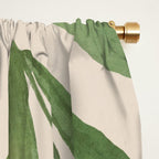 Abstract Art Tropical Leaves 49 Window Curtain Gallery Image 2