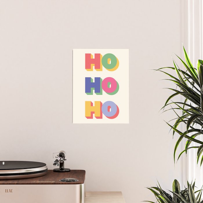 Colorful Ho Ho Ho Poster Gallery Image 2