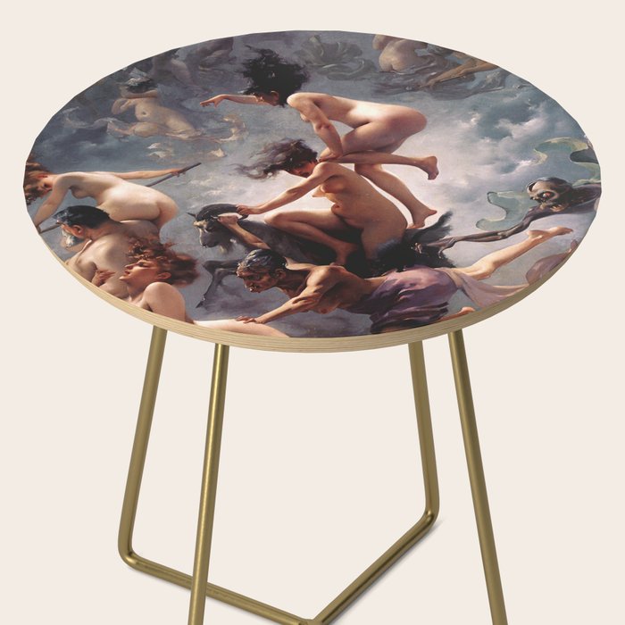 Luis Ricardo Falero - Witches going to their Sabbath 1878 Side Table Gallery Image 2