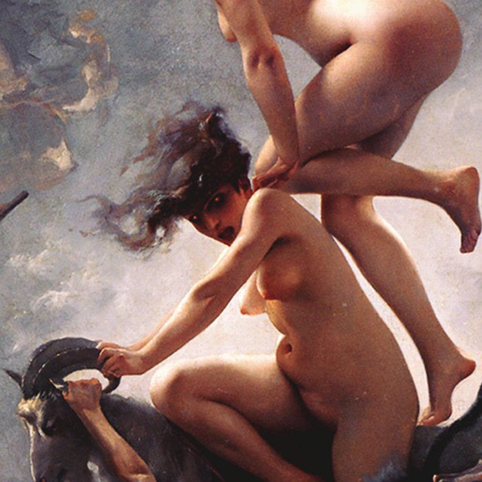 Luis Ricardo Falero - Witches going to their Sabbath 1878 Coffee Mug Gallery Image 2