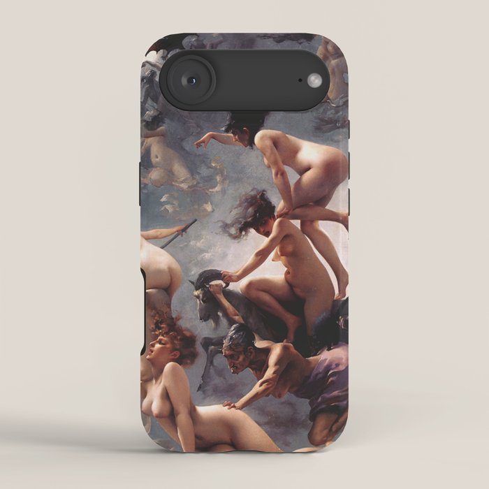 Luis Ricardo Falero - Witches going to their Sabbath 1878 iPhone Case Gallery Image 2