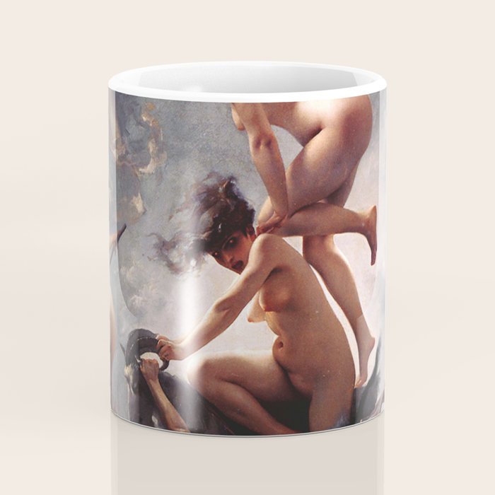 Luis Ricardo Falero - Witches going to their Sabbath 1878 Coffee Mug Gallery Image 4