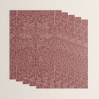 William Morris Brer Rabbit Brick Red Vintage Pattern Wrapping Paper Gallery Image 3