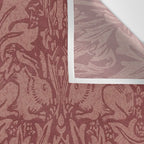 William Morris Brer Rabbit Brick Red Vintage Pattern Wall Tapestry Gallery Image 3
