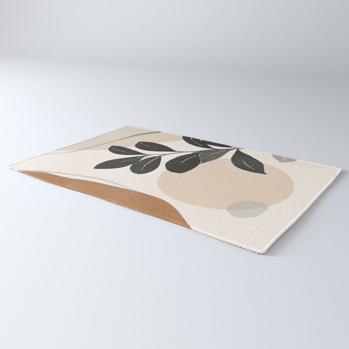 Abstract Art /Minimal Plant 22 Rug Gallery Image 3