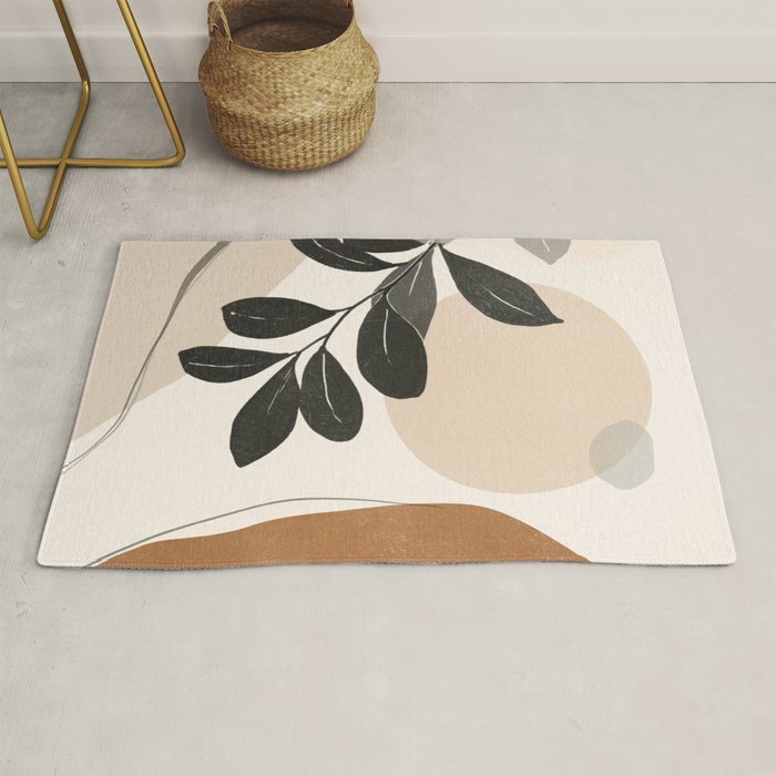 Abstract Art /Minimal Plant 22 Rug Gallery Image 1