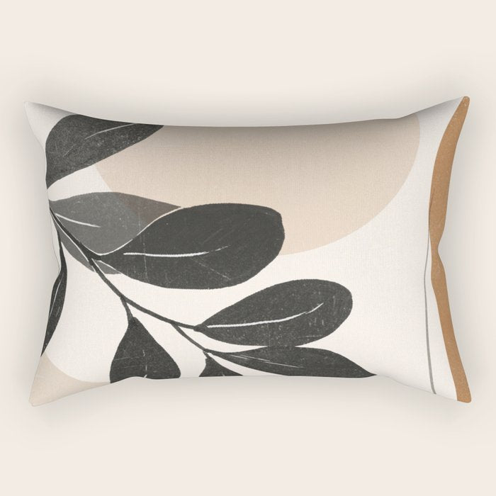 Abstract Art /Minimal Plant 22 Rectangular Pillow Gallery Image 2