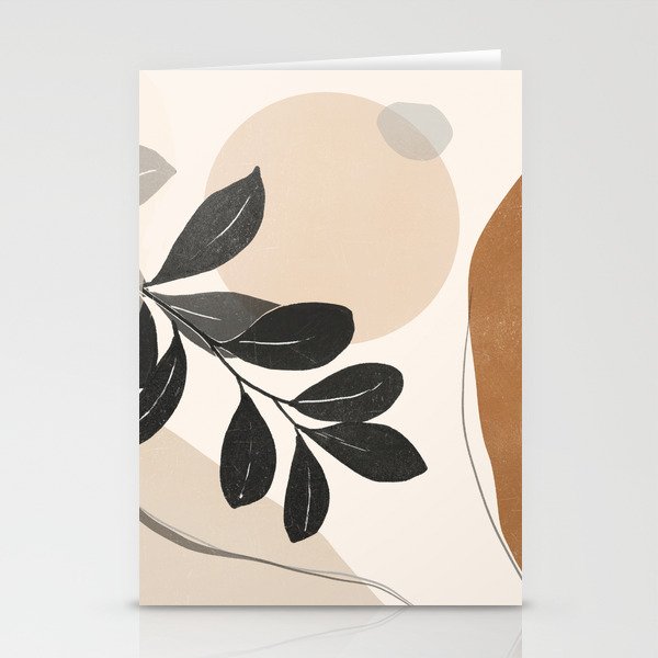 Abstract Art /Minimal Plant 22 Stationery Card Gallery Image 2