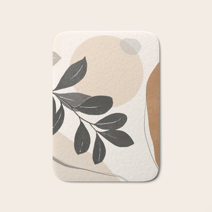 Abstract Art /Minimal Plant 22 Bath Mat Gallery Image 1